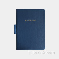 A5 Notebook Travel Leather Printing personnalisé avec porte-stylo